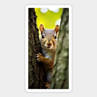 squirrel looking at you Sticker